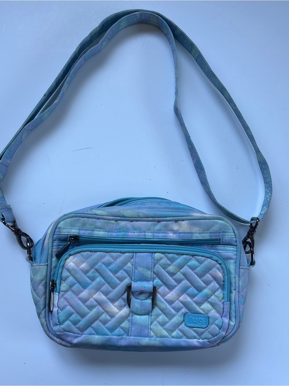 Lug Carousel Convertible Crossbody Bag in Mystic Seaglass